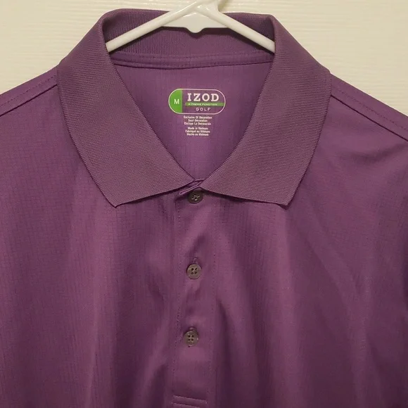 Purple Izod Golf Polo - Picture 2 of 6